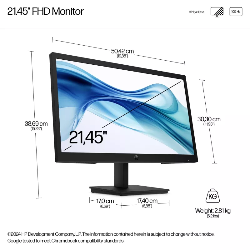 HP Series 3 Pro monitor FHD de 21,45