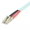 StarTech.com cable de fibra óptica multimodo OM3 LC/UPC a LC/UPC de 1 m (3ft), cable de fibra óptica zipcord full duplex 50/125µm, 100G, baja atenuación de inserción, cable de conexión de fibra óptica LSZH