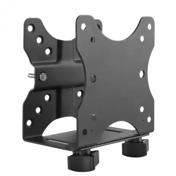 StarTech.com ACCSMNT soporte para thin client – soporte de montaje VESA, para Intel NUC / Mac Mini, ordenador de sobremesa pequeño, 5 kg, negro, plástico/acero