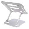 Soporte de portátil para escritorio StarTech.com, soporte ergonómico de altura ajustable, aluminio, portátil, soporta hasta 10 kg, soporte plegable para portátil para escritorio – elevación/soporte de portátil en ángulo