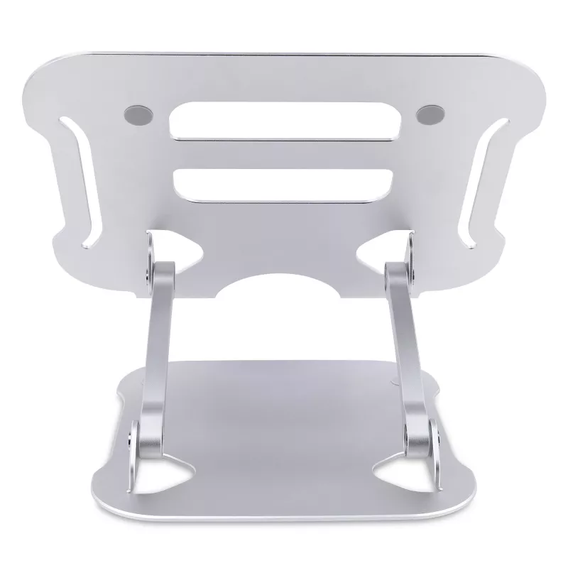 Soporte de portátil para escritorio StarTech.com, soporte ergonómico de altura ajustable, aluminio, portátil, soporta hasta 10 kg, soporte plegable para portátil para escritorio – elevación/soporte de portátil en ángulo