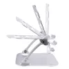 Soporte de portátil para escritorio StarTech.com, soporte ergonómico de altura ajustable, aluminio, portátil, soporta hasta 10 kg, soporte plegable para portátil para escritorio – elevación/soporte de portátil en ángulo