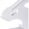 Soporte de portátil para escritorio StarTech.com, soporte ergonómico de altura ajustable, aluminio, portátil, soporta hasta 10 kg, soporte plegable para portátil para escritorio – elevación/soporte de portátil en ángulo