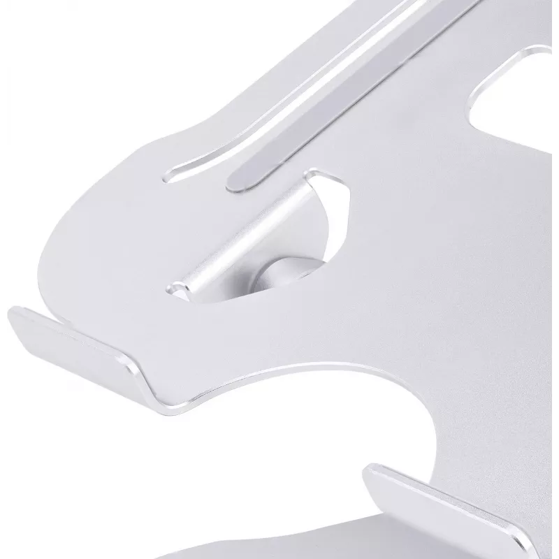 Soporte de portátil para escritorio StarTech.com, soporte ergonómico de altura ajustable, aluminio, portátil, soporta hasta 10 kg, soporte plegable para portátil para escritorio – elevación/soporte de portátil en ángulo