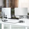 Soporte de portátil para escritorio StarTech.com, soporte ergonómico de altura ajustable, aluminio, portátil, soporta hasta 10 kg, soporte plegable para portátil para escritorio – elevación/soporte de portátil en ángulo