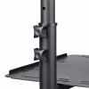 Soporte/carrito móvil para proyector y portátil StarTech.com – soporte robusto y portátil para proyector (2 bandejas, cada una soporta 10 kg) – carrito de altura ajustable para presentaciones con ruedas bloqueables