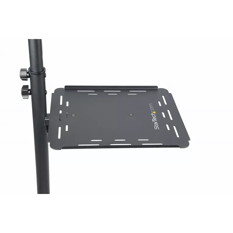 Soporte/carrito móvil para proyector y portátil StarTech.com – soporte robusto y portátil para proyector (2 bandejas, cada una soporta 10 kg) – carrito de altura ajustable para presentaciones con ruedas bloqueables