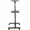 Soporte/carrito móvil para proyector y portátil StarTech.com – soporte robusto y portátil para proyector (2 bandejas, cada una soporta 10 kg) – carrito de altura ajustable para presentaciones con ruedas bloqueables