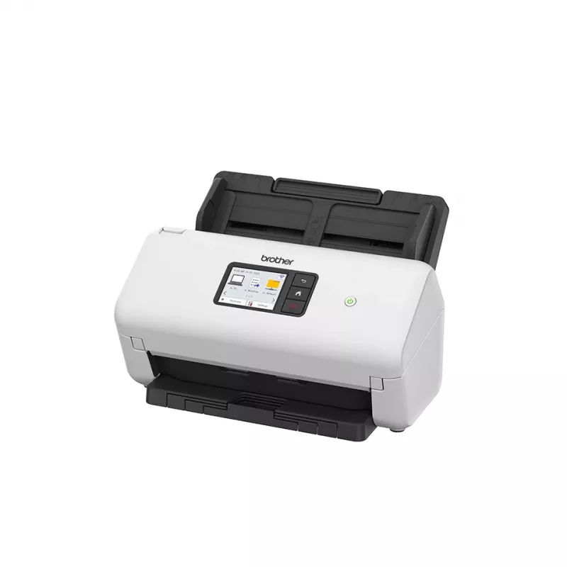 Escáner Brother ADS-4500W con ADF, 600 x 600 DPI, A4, negro, blanco