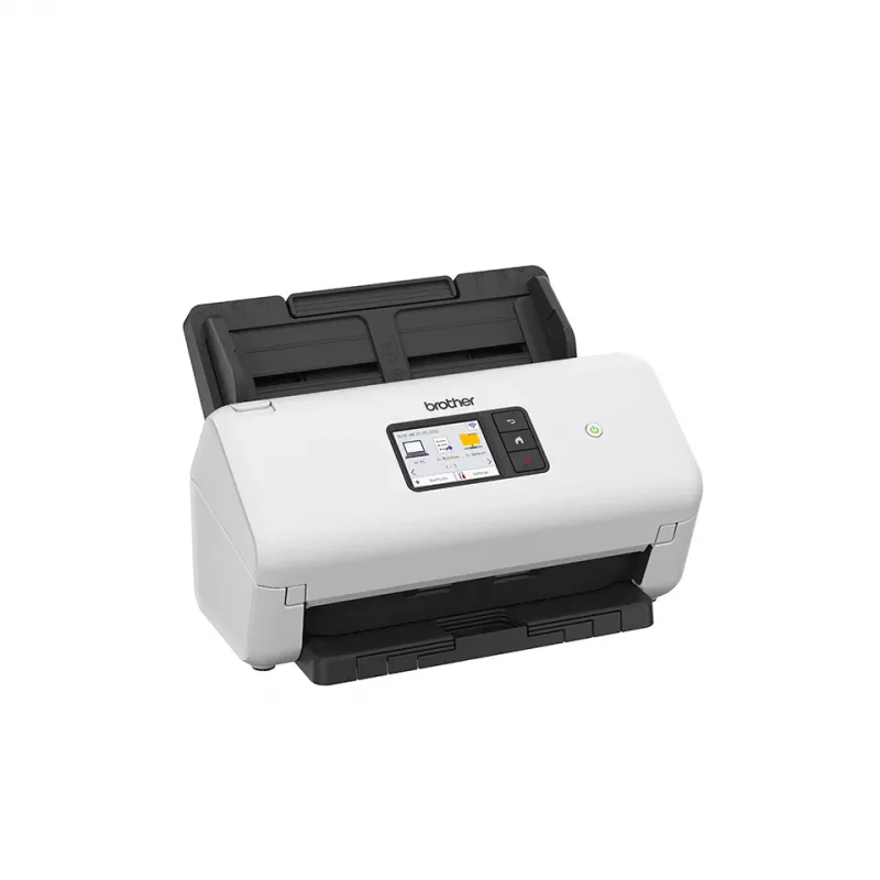 Escáner Brother ADS-4500W con ADF, 600 x 600 DPI, A4, negro, blanco