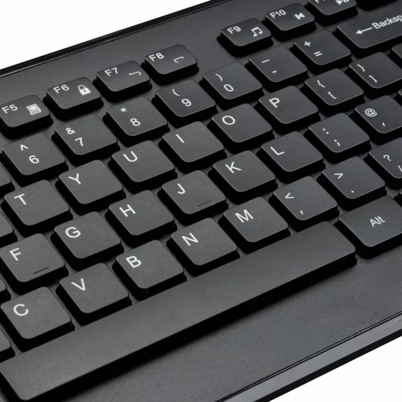 Teclado Targus AKM610NO con ratón incluido Universal RF Wireless QWERTY Nórdico Negro