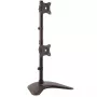 Soporte StarTech.com para doble monitor – Vertical, de pie, 10 kg, 33 cm (13 pulgadas), 68,6 cm (27 pulgadas), 100 x 100 mm, Negro