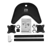 Soporte StarTech.com para doble monitor – Vertical, de pie, 10 kg, 33 cm (13 pulgadas), 68,6 cm (27 pulgadas), 100 x 100 mm, Negro