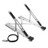 Targus AWU100205GL soporte para portátil con hub USB de 4 puertos, 25,4–39,6 cm (10–15,6 pulgadas), plateado