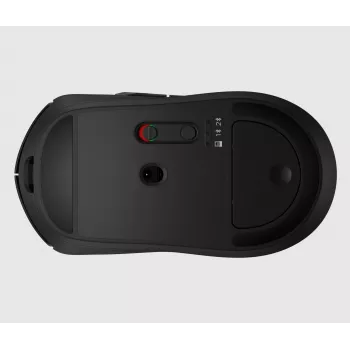 HP 700 Ratón inalámbrico recargable, ambidiestro, RF Wireless + Bluetooth, 6000 DPI, Negro