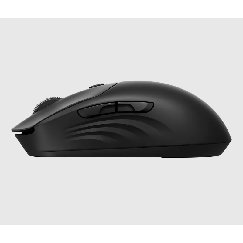 HP 700 Ratón inalámbrico recargable, ambidiestro, RF Wireless + Bluetooth, 6000 DPI, Negro