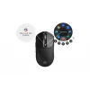 HP 700 Ratón inalámbrico recargable, ambidiestro, RF Wireless + Bluetooth, 6000 DPI, Negro