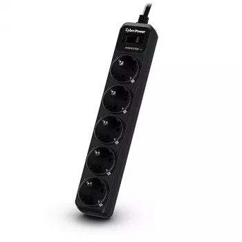 CyberPower B0520SC0-DE Protector contra sobretensiones Negro 5 tomas AC 200 – 250 V 1,8 m