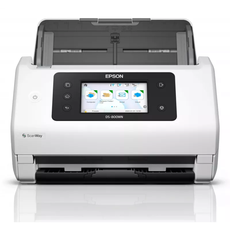 Epson WorkForce DS-800WN Escáner de alimentación automática 600 x 600 DPI A4 Blanco