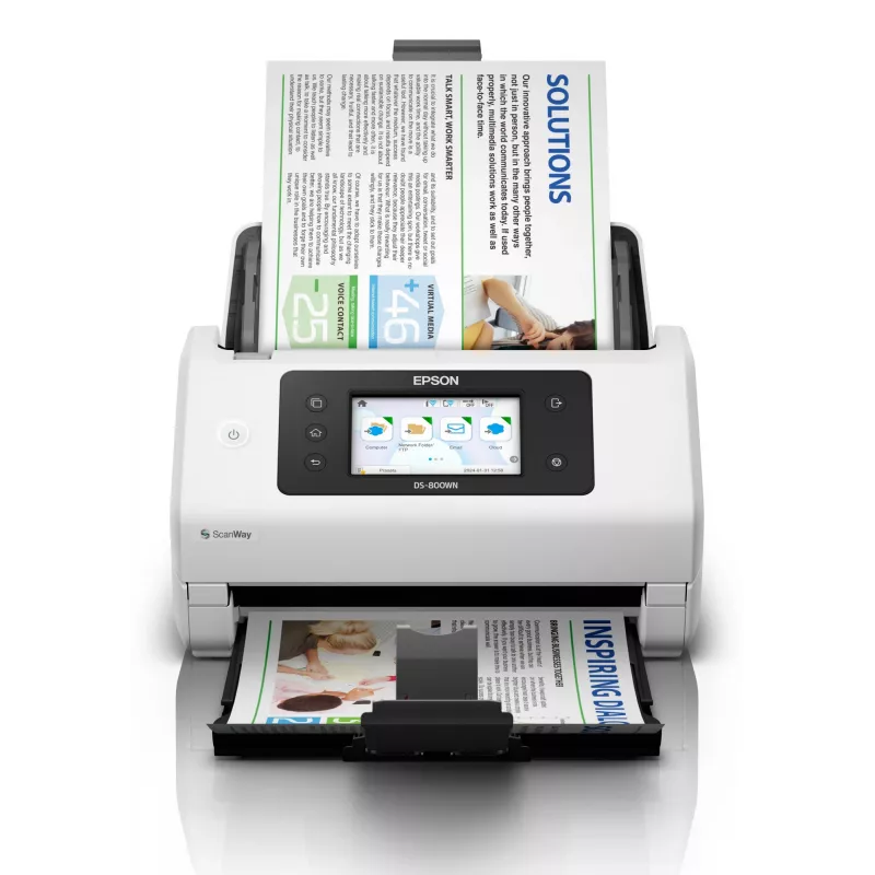 Epson WorkForce DS-800WN Escáner de alimentación automática 600 x 600 DPI A4 Blanco