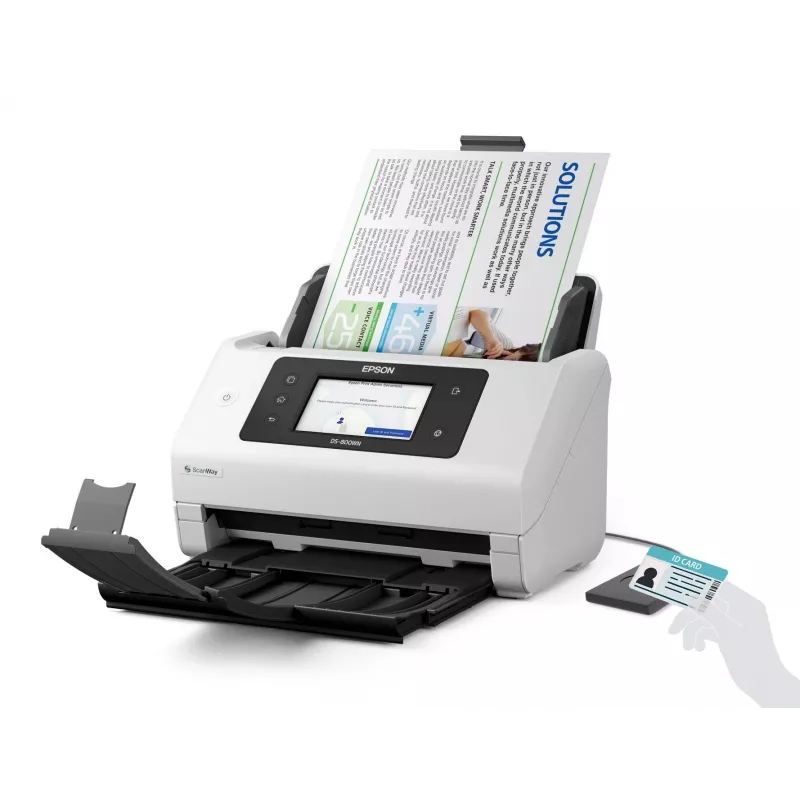 Epson WorkForce DS-800WN Escáner de alimentación automática 600 x 600 DPI A4 Blanco