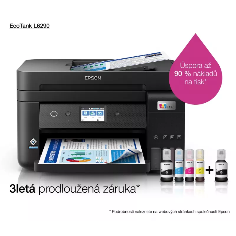 Epson EcoTank L6290 Impresora de inyección de tinta A4 4800 x 1200 DPI 33 ppm Wi-Fi