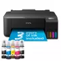 Impresora de inyección de tinta Epson EcoTank L1230 Color, 4 cartuchos, A4, 5760x1440 DPI, Negro