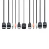 StarTech.com Switch KVM de 2 puertos para doble monitor con cables DisplayPort, 4K 60Hz, switch KVM compacto con cables USB-A/DisplayPort/audio integrados de 1,5 m, alimentado por bus – conmutación mediante botón de mando a distancia/teclas de acceso rápido