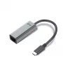 i-tec Adaptador metálico USB-C Gigabit Ethernet, con cable, USB Type-C, Ethernet, 1000 Mbit/s, Gris