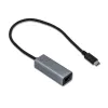 i-tec Adaptador metálico USB-C Gigabit Ethernet, con cable, USB Type-C, Ethernet, 1000 Mbit/s, Gris