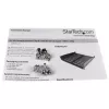 StarTech.com bandeja extraíble 2U para rack de servidores – bandeja cantilever universal ventilada para rack y armario de red de 19 pulgadas – acero de alta resistencia – capacidad de carga 23 kg – bandeja de 16 pulgadas de profundidad, negro