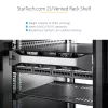 StarTech.com bandeja extraíble 2U para rack de servidores – bandeja cantilever universal ventilada para rack y armario de red de 19 pulgadas – acero de alta resistencia – capacidad de carga 23 kg – bandeja de 16 pulgadas de profundidad, negro