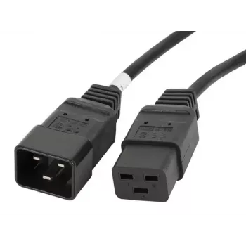 Cable de alimentación Lanberg CA-C19E-10CC-0018-BK negro 1,8 m