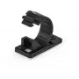StarTech.com 100 clips autoadhesivos para gestión de cables negro – organizador de cables de red/Ethernet/escritorio de oficina/ordenador – soporte adhesivo para cables – soporte autoadhesivo de nailon UL/94V-2 ignífugo