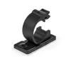 StarTech.com 100 clips autoadhesivos para gestión de cables negro – organizador de cables de red/Ethernet/escritorio de oficina/ordenador – soporte adhesivo para cables – soporte autoadhesivo de nailon UL/94V-2 ignífugo