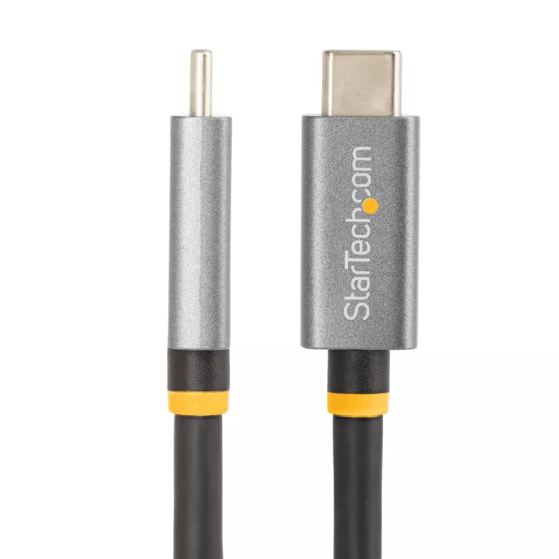 Cable USB4 StarTech.com de 1 m, cable USB-C certificado USB-IF, 40 Gbit/s, cable de transferencia de datos USB Type-C, 100 W Power Delivery, 8K 60 Hz, compatible con Thunderbolt 4/3/USB 3.2