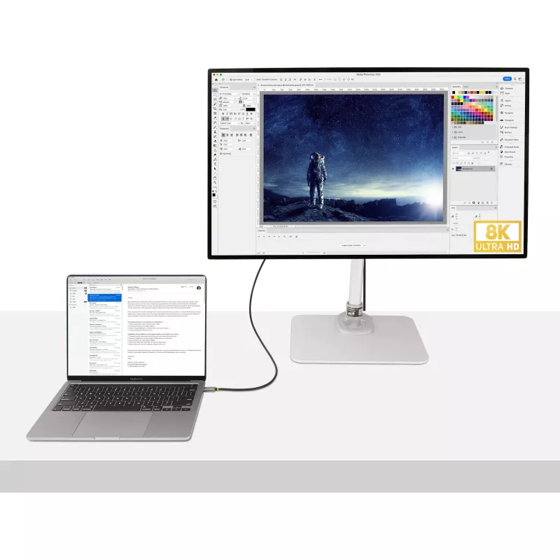 Cable USB4 StarTech.com de 1 m, cable USB-C certificado USB-IF, 40 Gbit/s, cable de transferencia de datos USB Type-C, 100 W Power Delivery, 8K 60 Hz, compatible con Thunderbolt 4/3/USB 3.2
