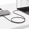 Cable USB4 StarTech.com de 1 m, cable USB-C certificado USB-IF, 40 Gbit/s, cable de transferencia de datos USB Type-C, 100 W Power Delivery, 8K 60 Hz, compatible con Thunderbolt 4/3/USB 3.2