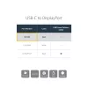 Adaptador USB-C a DisplayPort StarTech.com - 4K 60Hz/8K 30Hz - adaptador dongle USB Type-C a DP 1.4 HBR2 - convertidor de vídeo compacto USB-C (DP Alt Mode) para monitor - compatible con Thunderbolt 3