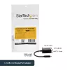 Adaptador USB-C a DisplayPort StarTech.com - 4K 60Hz/8K 30Hz - adaptador dongle USB Type-C a DP 1.4 HBR2 - convertidor de vídeo compacto USB-C (DP Alt Mode) para monitor - compatible con Thunderbolt 3