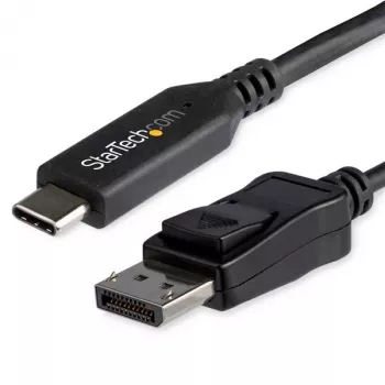 Cable USB-C a DisplayPort 1.4 StarTech.com de 6ft/1,8 m – convertidor adaptador de vídeo USB Type-C a DP 1.4 Alt Mode 4K/5K/8K – HBR3/HDR/DSC – cable para monitor DP 8K-60Hz para USB-C/Thunderbolt 3