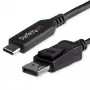 Cable USB-C a DisplayPort 1.4 StarTech.com de 6ft/1,8 m – convertidor adaptador de vídeo USB Type-C a DP 1.4 Alt Mode 4K/5K/8K – HBR3/HDR/DSC – cable para monitor DP 8K-60Hz para USB-C/Thunderbolt 3