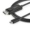 Cable USB-C a DisplayPort 1.2 StarTech.com de 1 m 4K 60Hz - cable adaptador de vídeo bidireccional DP a USB-C o USB-C a DP reversible - HBR2/HDR - cable para monitor USB Type C/Thunderbolt