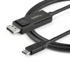 Cable USB C a DisplayPort 1.2 StarTech.com de 6.6ft (2 m) 4K 60Hz - cable adaptador de vídeo bidireccional DP a USB-C o USB-C a DP reversible - HBR2/HDR - cable para monitor USB Type C/Thunderbolt