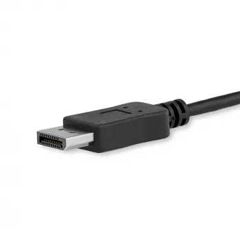 Cable USB-C a DisplayPort 1.2 StarTech.com de 1 m 4K 60Hz – cable adaptador USB-C a DisplayPort – HBR2 – cable de vídeo USB Type-C DP Alt Mode a monitor DP – funciona con Thunderbolt 3 – negro