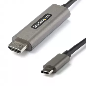 Cable USB C a HDMI StarTech.com de 10ft (3 m) 4K 60Hz con HDR10 - cable adaptador de vídeo Ultra HD USB Type-C a 4K HDMI 2.0b - convertidor USB-C a HDMI para monitor/pantalla HDR - DP 1.4 Alt Mode HBR3