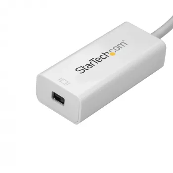 Adaptador USB-C a Mini DisplayPort StarTech.com – 4K 60 Hz – blanco – adaptador USB 3.1 Type-C a Mini DP – la versión actualizada es CDP2MDPEC