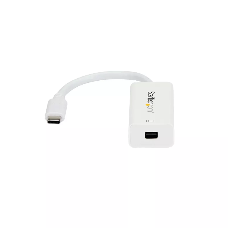 Adaptador USB-C a Mini DisplayPort StarTech.com – 4K 60 Hz – blanco – adaptador USB 3.1 Type-C a Mini DP – la versión actualizada es CDP2MDPEC