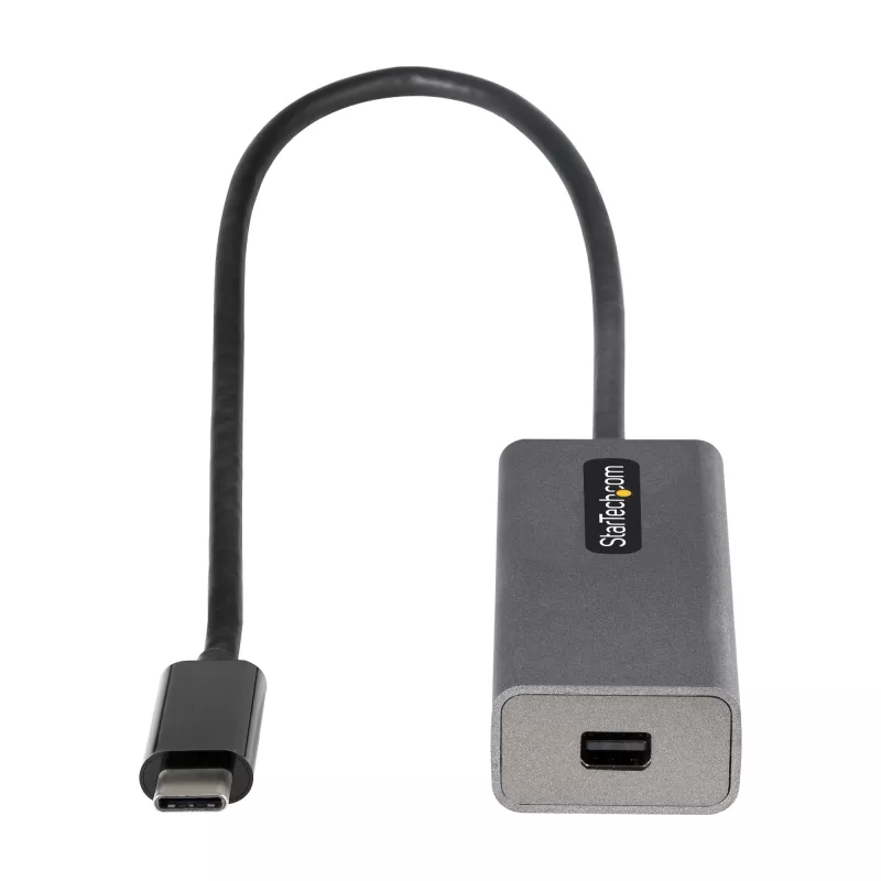 Adaptador USB-C a Mini DisplayPort StarTech.com – adaptador dongle USB-C a mDP 4K 60Hz – USB Type-C a monitor Mini DP – convertidor de vídeo – compatible con Thunderbolt 3 – cable adjunto de 30 cm – versión actualizada del CDP2MDP