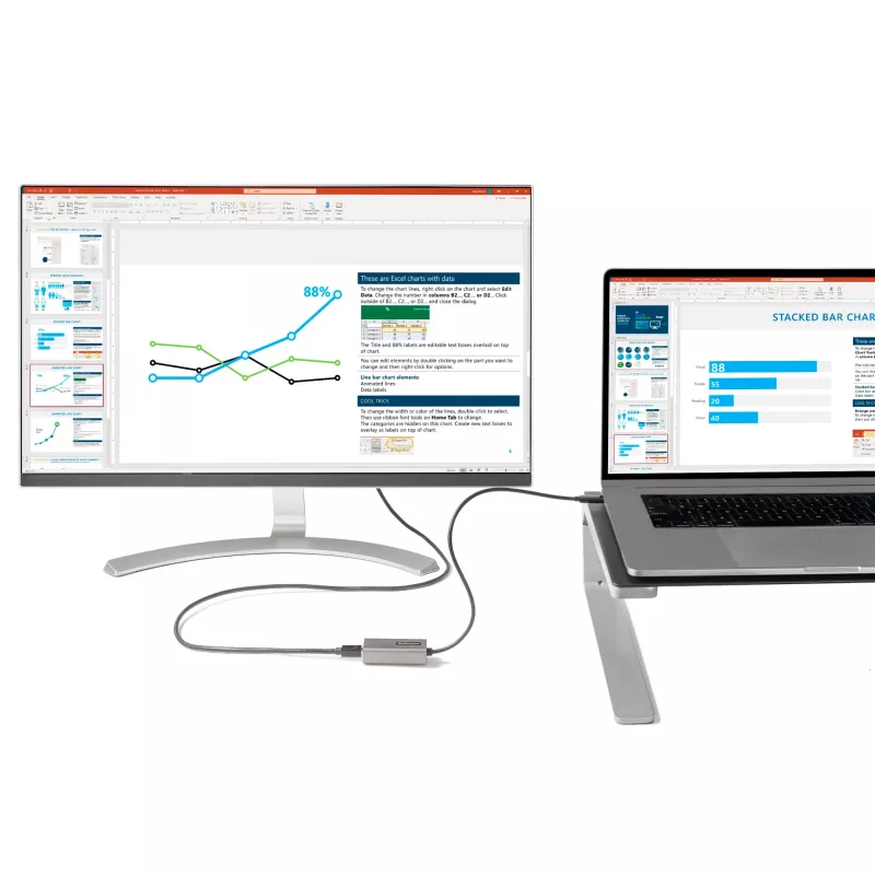 Adaptador USB-C a Mini DisplayPort StarTech.com – adaptador dongle USB-C a mDP 4K 60Hz – USB Type-C a monitor Mini DP – convertidor de vídeo – compatible con Thunderbolt 3 – cable adjunto de 30 cm – versión actualizada del CDP2MDP